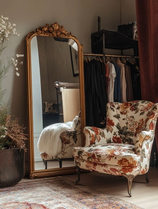 Your dressing area should feel as beautiful as the outfits you wear in it.

Whether you have a full walk-in closet or just a small corner dedicated to getting ready, one piece can instantly transform the entire space: an oversized arched gold mirror.

A floor-length mirror is not just functional. It changes the experience of getting dressed. You can see your full outfit, experiment with combinations, capture mirror selfies, plan your look for the day, and create a dressing routine that feels calm, elegant, and intentional instead of rushed.

And the beauty of an arched gold frame mirror is that it adds that timeless designer feel without needing a major renovation. The soft curves instantly make a room feel more elevated and luxurious, while the gold frame adds warmth and elegance to both modern and classic interiors.

Pair it with a comfortable accent chair, soft lighting, and your favorite textures, and suddenly even a small dressing area feels like a boutique hotel suite or elegant European apartment.

Your dressing room does not always need more clothes. Sometimes it simply needs a more beautiful foundation.

We linked multiple arched gold mirrors below in our edit so you can create this look no matter the size of your space.

#DressingRoom #HomeDecor #QuietLuxury 

 #LTKHome
