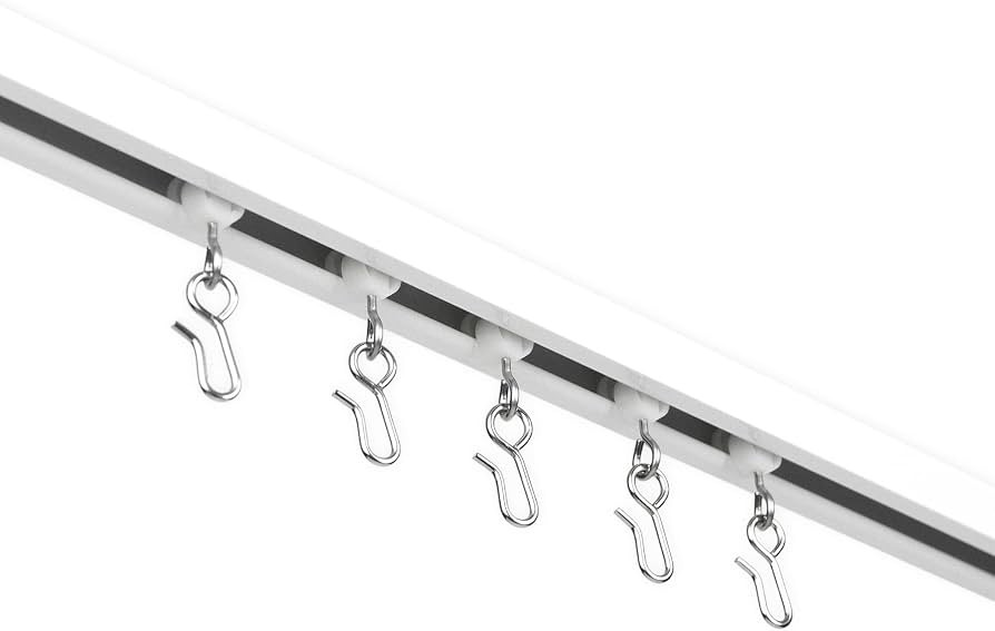 Curtain Track - Ceiling Mounted Curtain Rail for Curtains, Drapes, and Room Dividers - USA Made -... | Amazon (US)