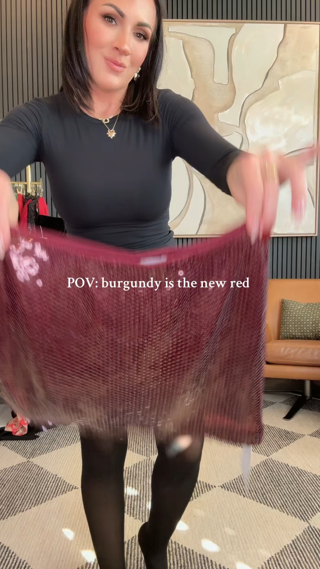 All burgundy everything for the holiday season ✨

This sequined mini dress paired with matching heels and a chic clutch is perfect for holiday parties.

Or the sequin mini skirt with matching blazer. 

🎄 Would you wear these bold monochromatic look?

My sizing:
5’2” | 130 lbs | 34DD | 25” waist

#HolidayStyle #BurgundyLove #PartyReady #affliate #abercrombiestyle #ootn #PetiteStyle #StyleInspo #holidaylook #fashionover40

#LTKStyleTip #LTKOver40 #LTKHoliday