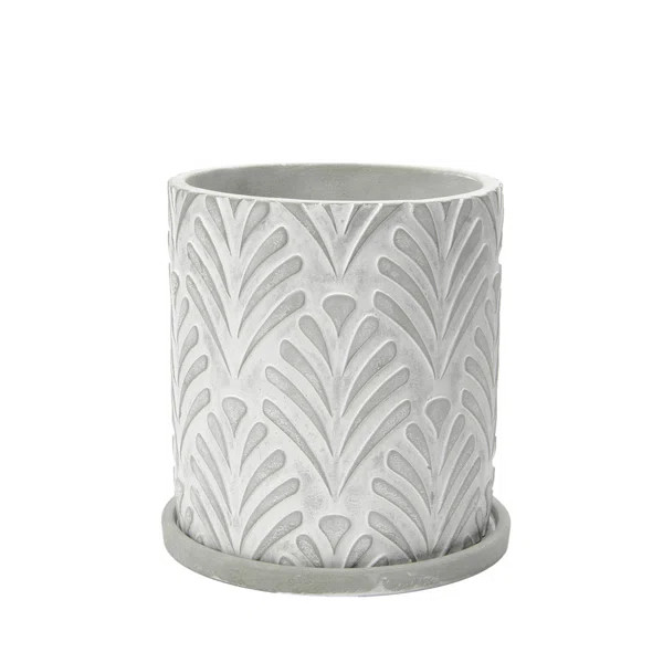 2 - Piece Cement Pot Planter Set | Wayfair North America