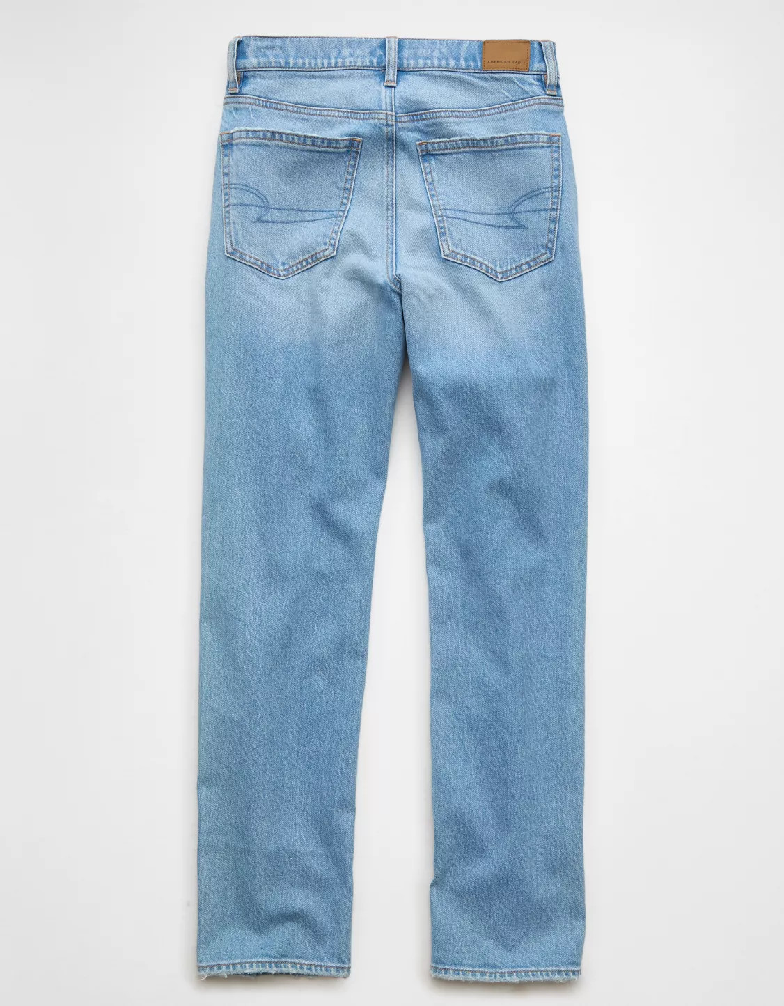 AE Stretch Super High-Waisted Straight Jean | American Eagle Outfitters (US & CA)
