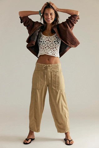 We The Free Silverton Pull-On Barrel Jeans | Free People (Global - UK&FR Excluded)