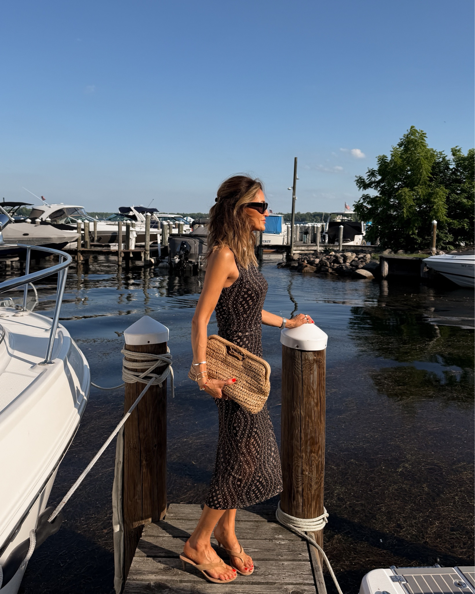 Beautiful Sanctuary dinner with Evereve tonight in this side ruched super flattering lightweight little dress! Stretchy fabric, the perfect amount of transparency!

#LTKootd #LTKgrwm #LTKOver40