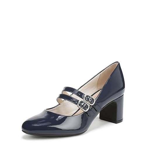 LifeStride Women's True Pump Lux Navy Patent 5.5 M | Amazon (US)