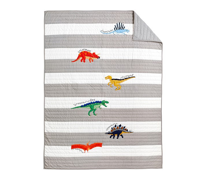 Finn Dino Quilt & Shams | Pottery Barn Kids