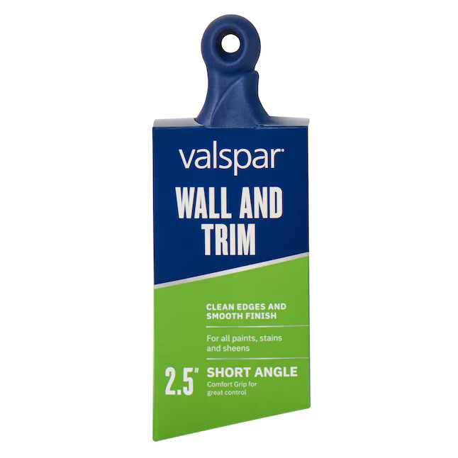 Valspar Wall and Trim 2-1/2-in Reusable Polyester Angle Sash Brush | Lowe's