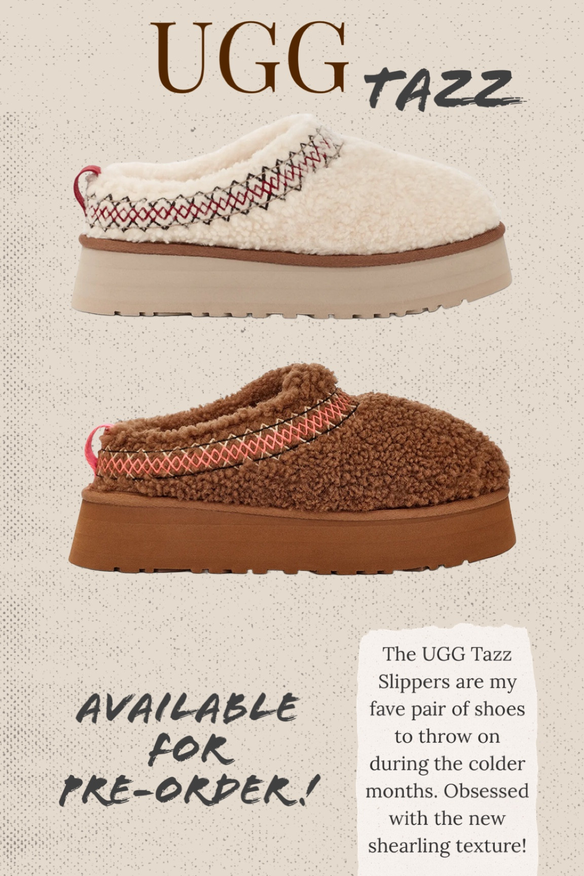 My fave Uggs now come in shearling! Available in two colors. I typically wear a size 7 but like to size up to a size 8 in these. 

#LTKSeasonal #LTKstyletip #LTKshoecrush