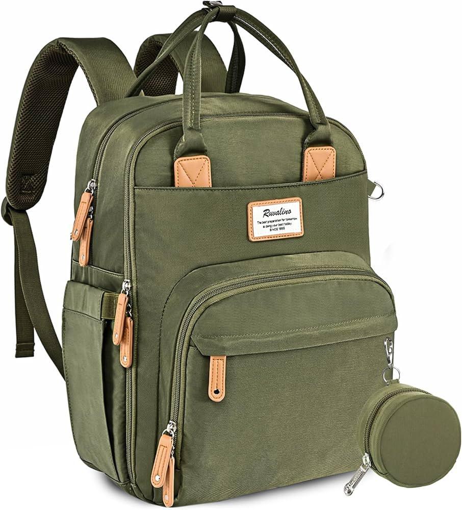 RUVALINO Diaper Bag Backpack, Multifunction Travel Back Pack Maternity Baby Changing Bags, Large ... | Amazon (US)