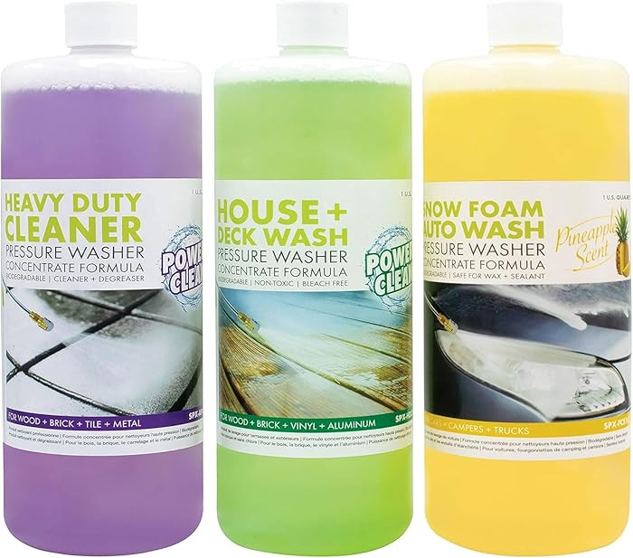 Sun Joe 3-Pack Pressure Washer Concentrate, Multi-Scent, 1 Gal Each \u2013 House & Deck Wash, Sno... | Amazon (US)