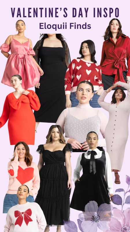 Eloquii Finds - Valentine’s Day Outfit Ideas - Valentine’s Day Dress - Pink and Red Style - Date Night Dress - Plus Size Fashion 

#LTKstyletip #LTKplussize #LTKfindsunder50