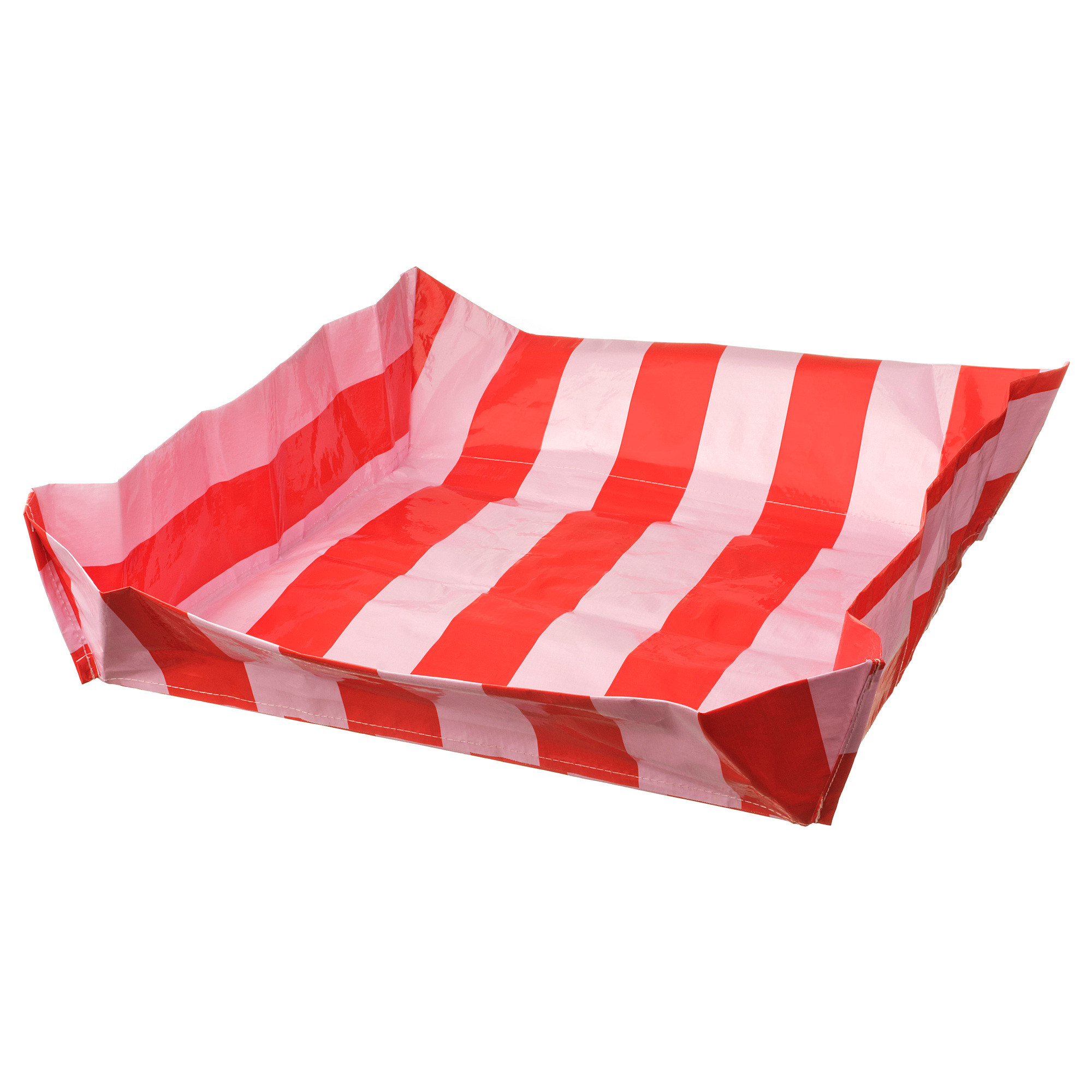 DOFTRIPS Potting mat, stripe pink/bright red | IKEA US