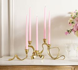 LoveShackFancy Figural Brass Ribbon Centerpiece | Pottery Barn (US)