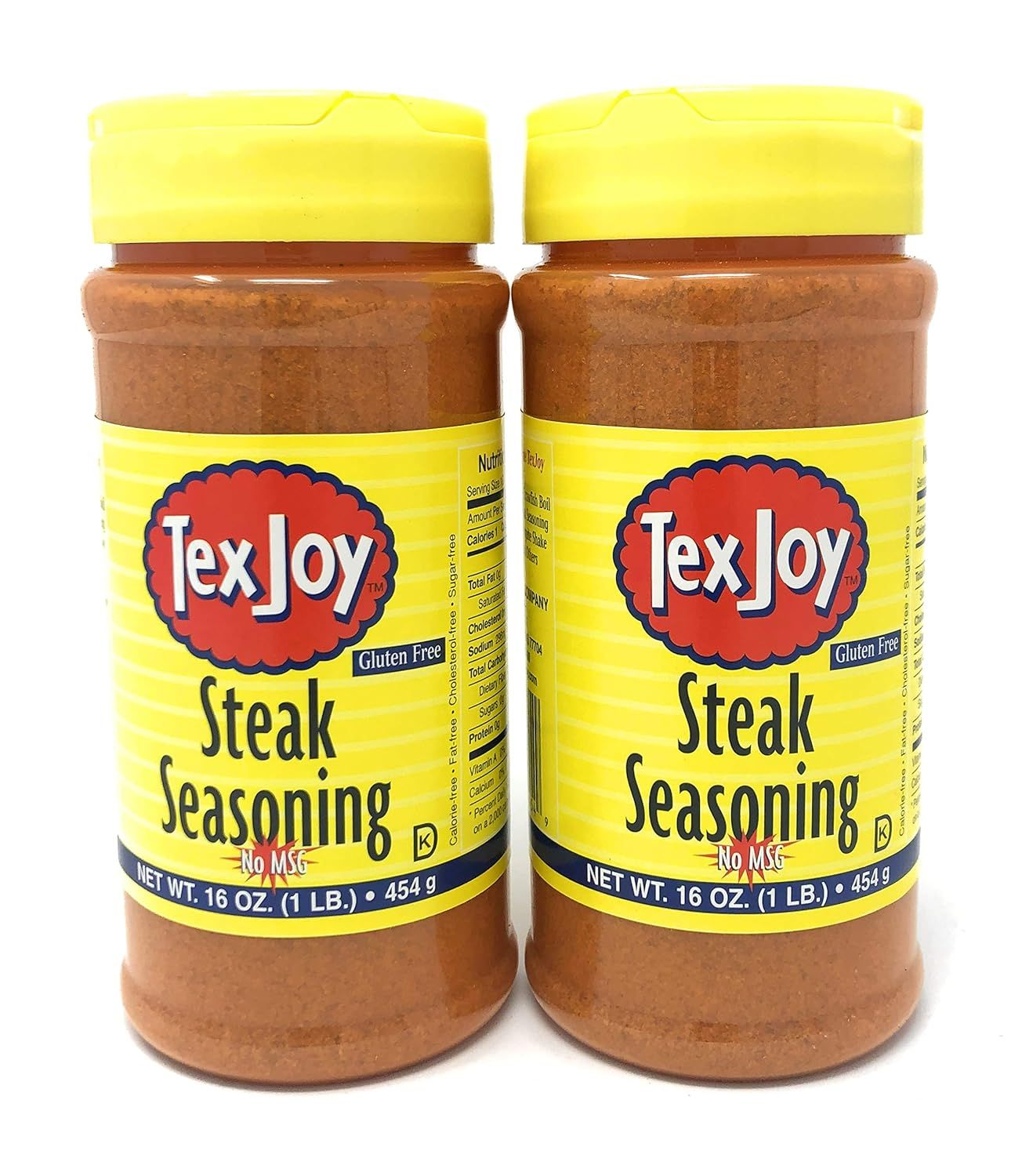 Texjoy Original Steak Seasoning No MSG 16 Oz (Pack of 2) | Amazon (US)