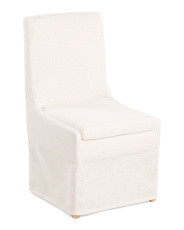 Textured Slipcovered Dining Chair | Marshalls