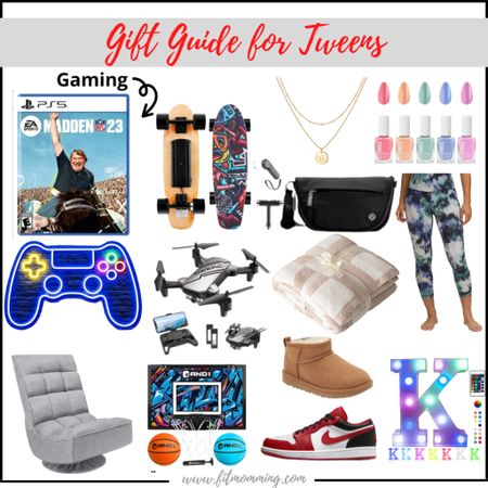 Gift Guide for Tweens

Christmas gifts | gift guide | gaming | Nike sneakers | skateboard | jewelry

#LTKHoliday #LTKstyletip #LTKSeasonal