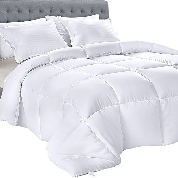 Utopia Bedding Down Alternative Comforter (Queen, White) - All Season Comforter - Plush Siliconiz... | Amazon (US)