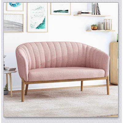 Upholstered Loveseat Sofa Solid base frame, comfortable, durable, beautiful | Wayfair North America