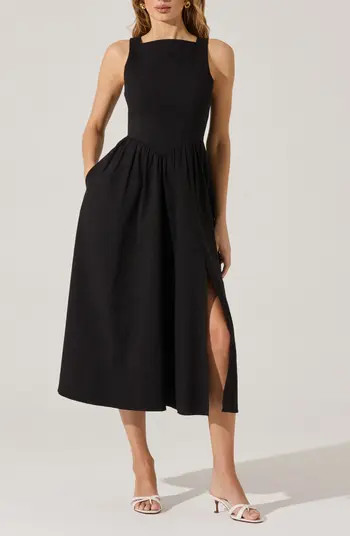 ASTR the Label Bow Back A-Line Dress | Nordstrom | Nordstrom