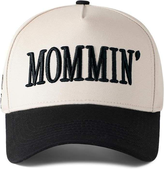 Mommin Hat Trucker Hats for Women Adjustable Embroidered Mom Baseball Cap | Amazon (US)
