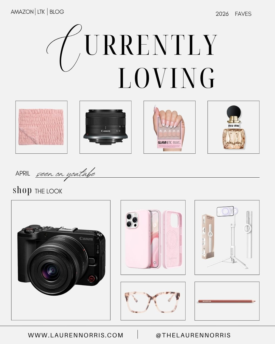 These are all of the products I have been loving that you have seen in my YouTube videos!   

 #LTKdayinmylife #LTKgrwm #LTKvlog