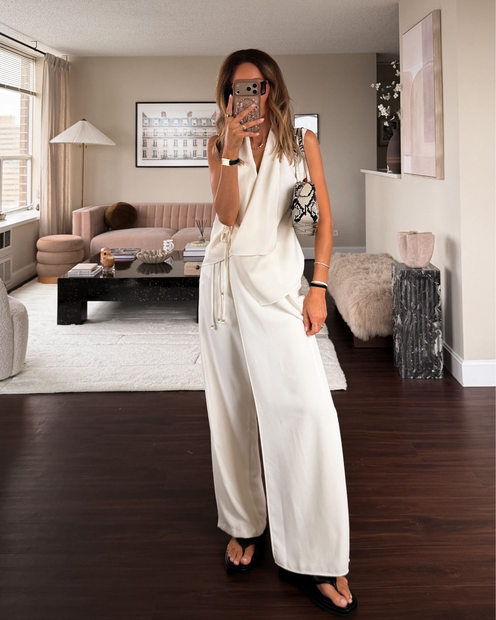 What I’m wearing for a meeting this morning, and styled this ultra chic Zara set in a more casual way because I wanted to show you how versatile it is! Top under $50 and pants $70 both xs 

#LTKmorningroutine #LTKWorkwear #LTKootd