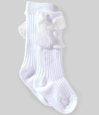 Edgehill Collection Baby Girls Velvet Bow Knee High Socks | Dillard's | Dillard's