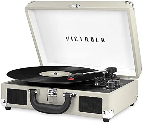 Victrola Vintage 3-Speed Bluetooth Portable Suitcase Record Player with Built-in Speakers | Upgra... | Amazon (US)