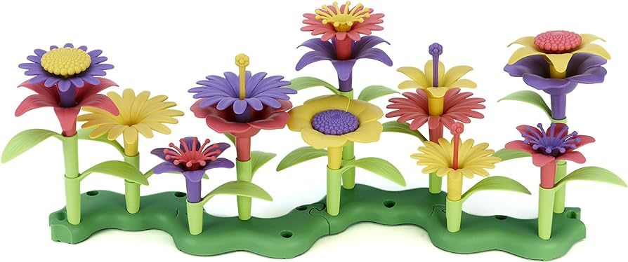 Green Toys Build-a-Bouquet, 4C - 44 Piece Pretend Play, Motor Skills, Building and Stacking Kids ... | Amazon (US)