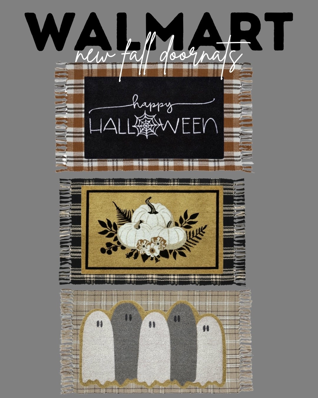 New Fall/Halloween doormats from @Walmart! 



#walmart #walmartfashion #walmartstyle #walmartfinds #newarrivals #fall #fallfashion #fallstyle #fallfinds #fallarrivals #fallclothing #fallclothes #falloutfits #outfitidea #outfitinspo #optd #timeandtru #noboundaries #maddennyc #newatwalmart  #halloween #seasonal #fall #falldecor #frontoporch #decor #mytexashouse


#LTKStyleTip #LTKHome #LTKSeasonal