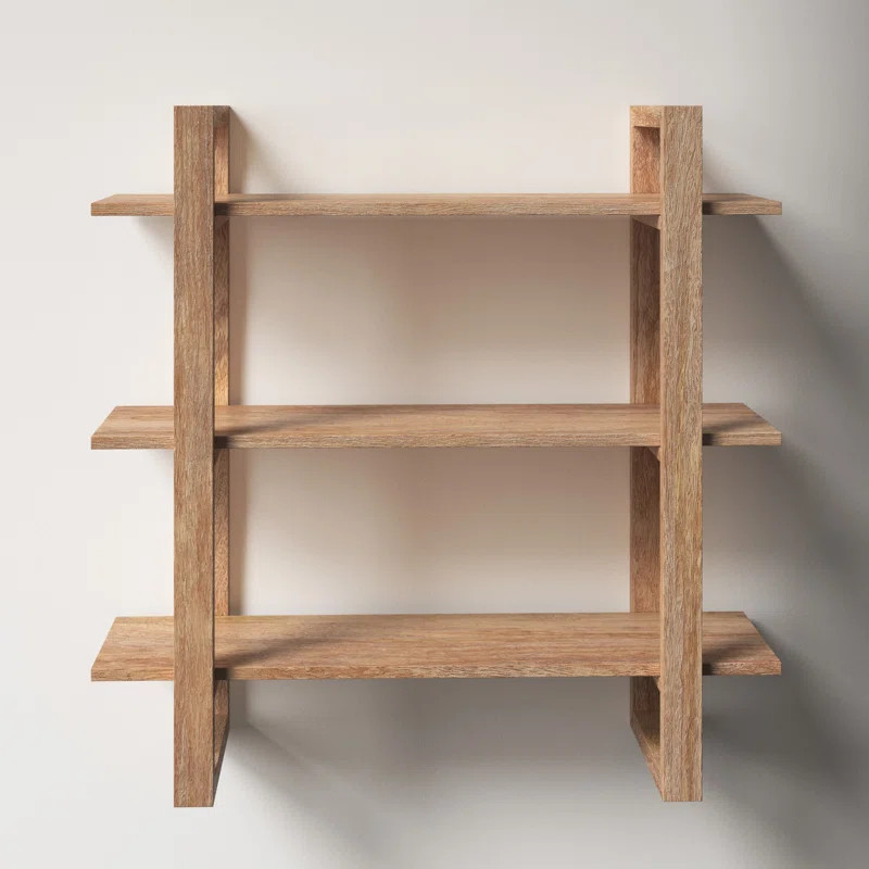 Sufjan Mango Solid Wood Tiered Shelf | Wayfair North America