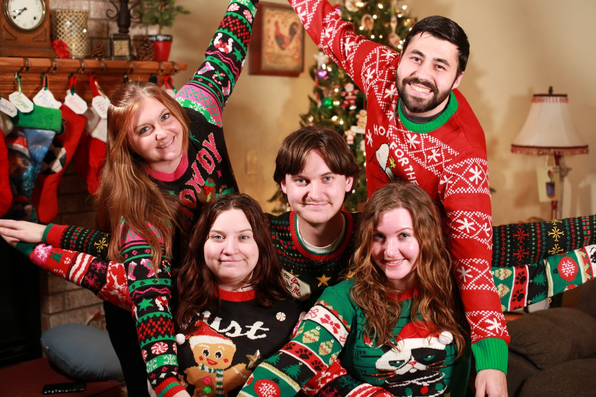 Affordable ugly Christmas sweaters! Everyone is wearing a size L - from Walmart! 

#LTKootd #LTKCyberWeek #LTKHoliday