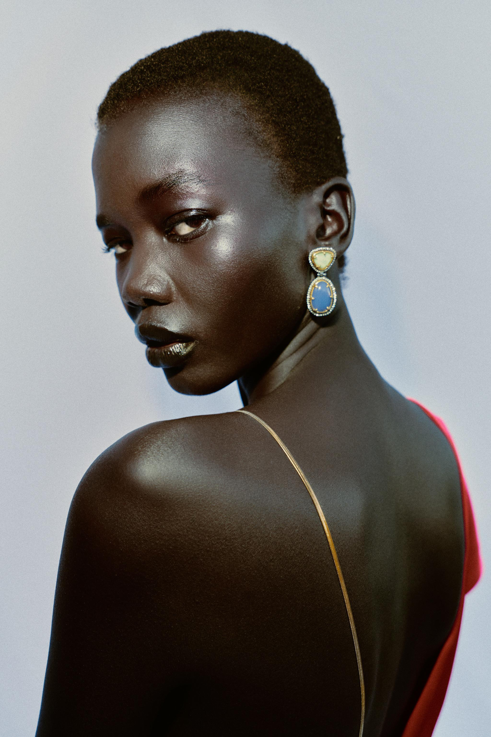 SHINY STONE EARRINGS | Zara US