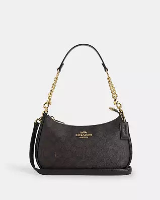 Teri Shoulder Bag In Signature Canvas | Coach (CA)
