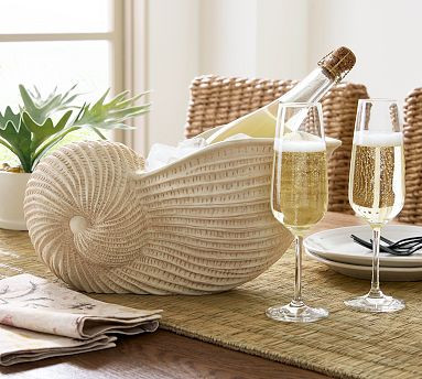 Nautilus Champagne Bucket | Pottery Barn (US)