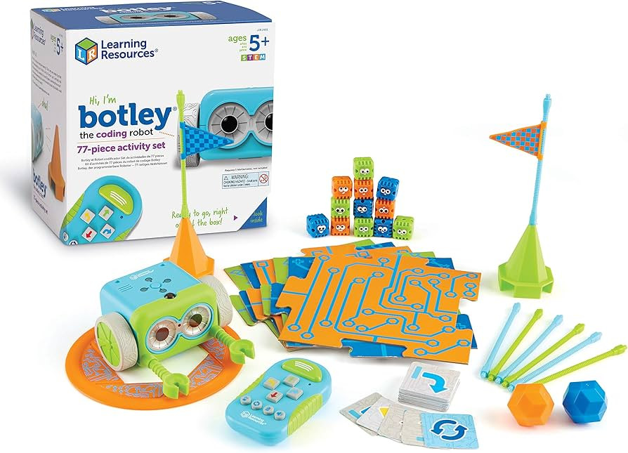 Learning Resources Botley The Coding Robot Activity Set - 77 Pieces, Ages 5+, Screen-Free Coding ... | Amazon (US)