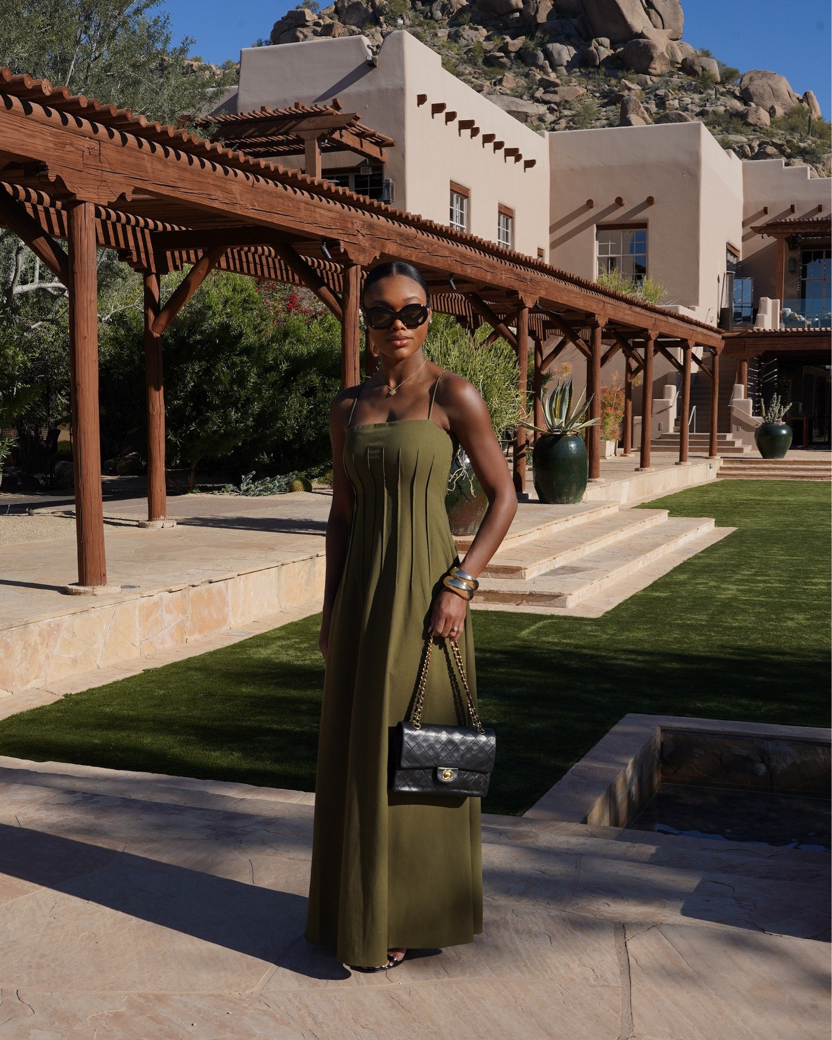 desert tones 🌵🤎🏜️

linen dress outfits, linen dress, summer outfits, green maxi dress, scottsdale, olive green dress, chanel bag, outfit inspo

#LTKootd #LTKSeasonal