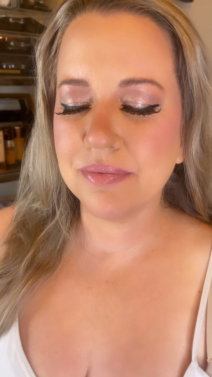Makeup on this gorgeous girl mama to be. I wanted to go super pink on her cheeks with a shimmery eye. And Huda grunge palette does not dissapoint. All of the products I used are linked  

#LTKbeauty #LTKover40 #LTKfindsunder100