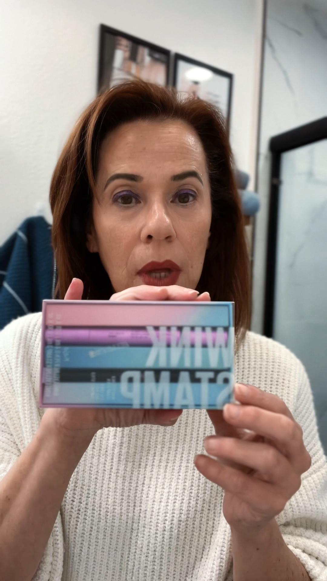 I wanted to show how easy this #winkstamp by Kaja is to apply a #wingliner coming from somebody who has never done this type of #eyeliner before. It took less than a minute. #winglinerstamp 

#LTKbeauty #LTKunder50 #LTKstyletip