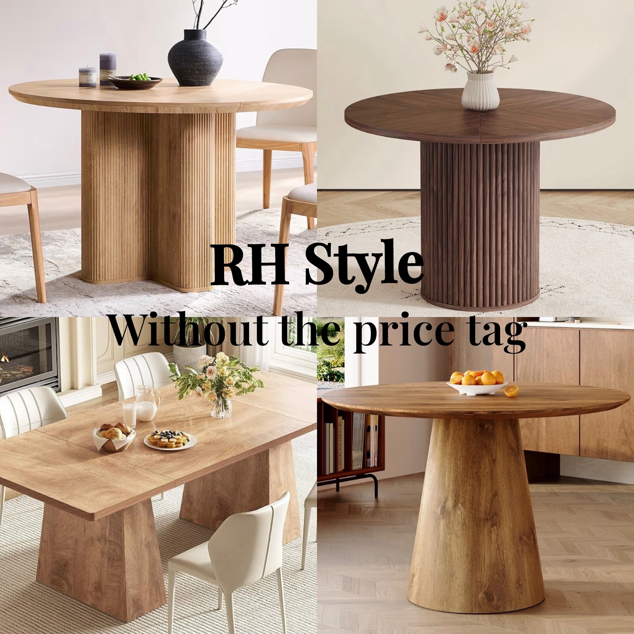 I couldn’t tell the difference! So many stylish dining room tables! #dupes #homedesign #furniture 
@amazonfindsandfashion 

#LTKSaleAlert #LTKU #LTKHome