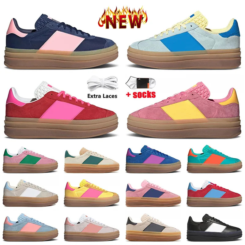 Fashion Women Casual Designer Bold Shoes Platform Sneakers Pink Purple Collegiate Green Gum Almos... | DHGate