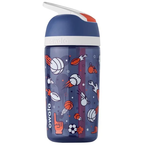 Owala Flip Kids Water Bottle, 18oz Blue | Walmart (US)