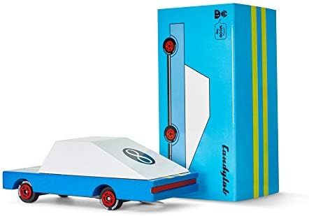 Candylab Toys Wooden Car, CandyCar Blue Racer, Kids Mini Toy Car, Solid Beech Wood | Amazon (US)