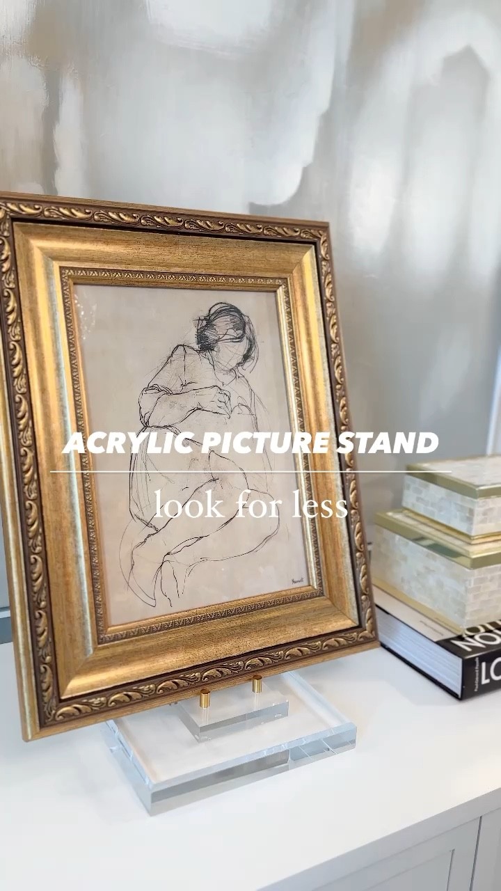 Acrylic picture stand lucite riser home decor 

#LTKstyletip #LTKsalealert #LTKhome