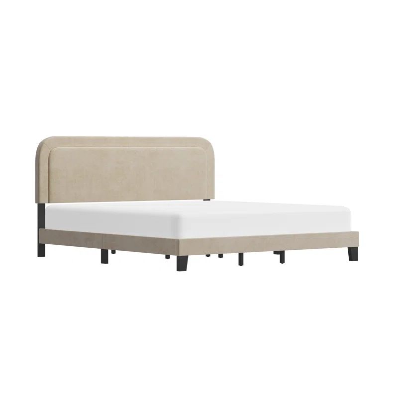 Bolette Upholstered Metal Platform Bed | Wayfair North America