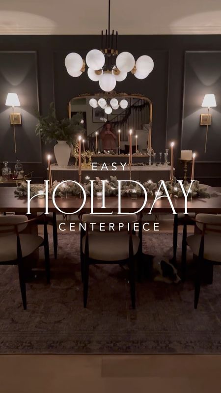 Easy holiday dining table centerpiece idea! This garland is in stock and I love the wintery look!

dining room, garland, candles, candleholders, dining table, chandelier, rug, dining chairs, sconces, mirror, sideboard, buffet 

#LTKhome #LTKHoliday #LTKVideo