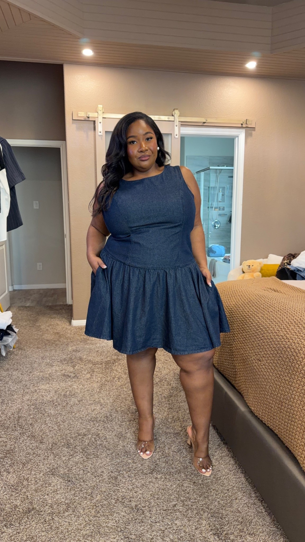 ✨ Scoop Women's Boat Neck Cotton Mini Dress with Drop Waist. Sizing goes up to a 4X. I got a 3X, but I could have sized up for a better fit.



#LTKgrwm #LTKootd #LTKPlusSize