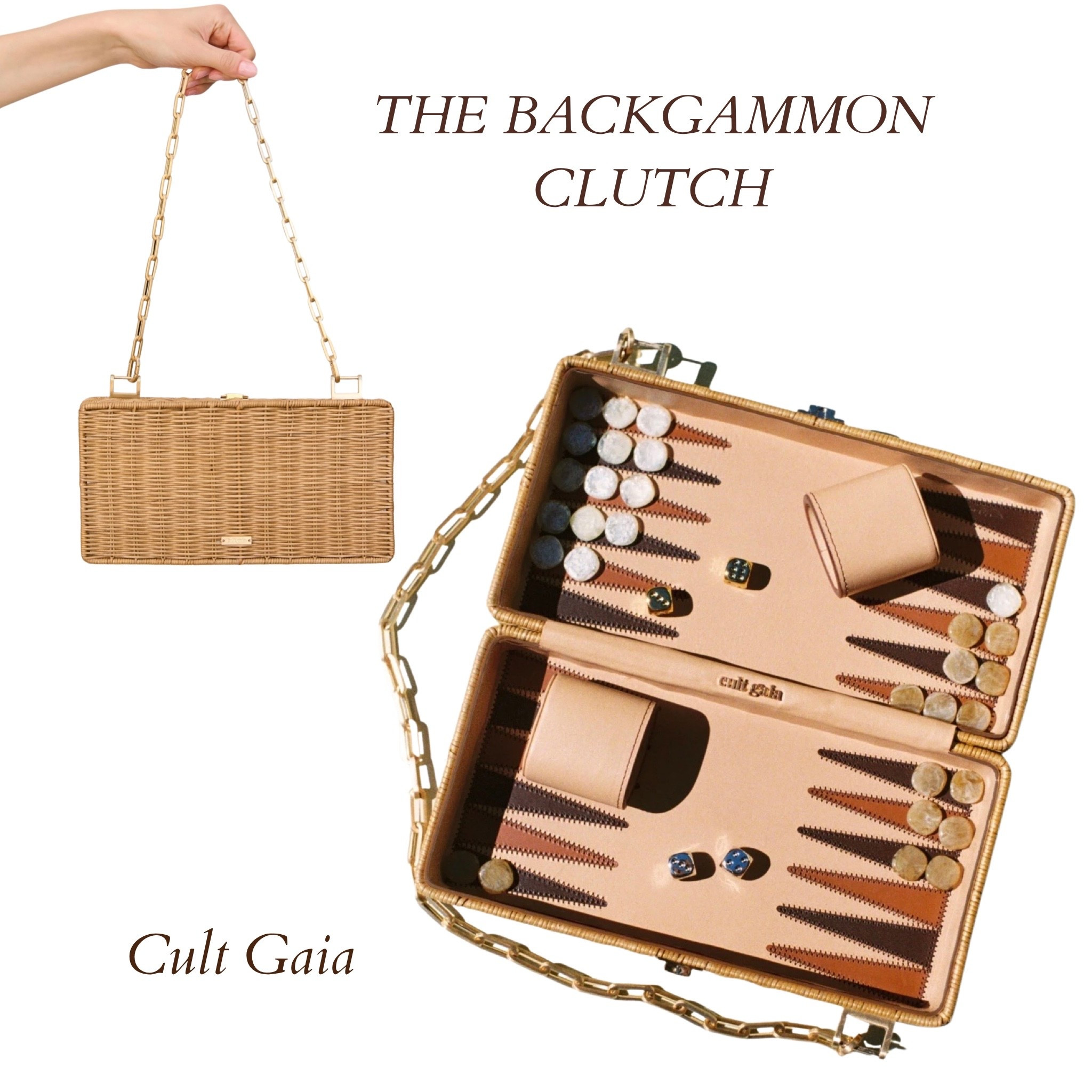 How cute is this THE BACKGAMMON CLUTCH by Cult Gaia! 

#LTKNYFW #LTKootd