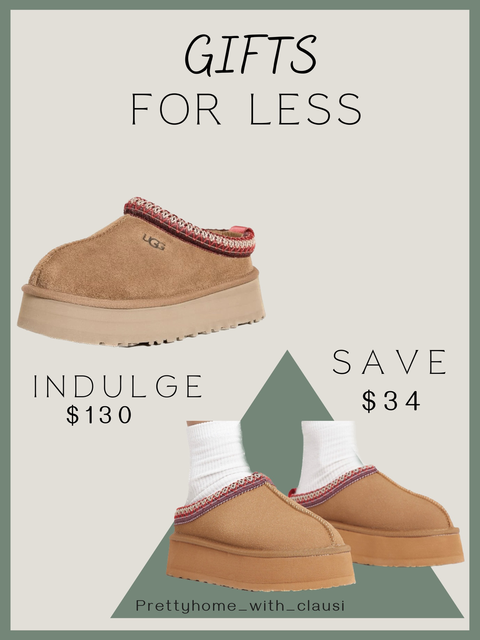 Gift guide for her. Gift the famous UGG platform slipper or the dupe for less for only $34!! This is the perfect holiday present for less.

#LTKGiftGuide #LTKHolidaySale #LTKHoliday
