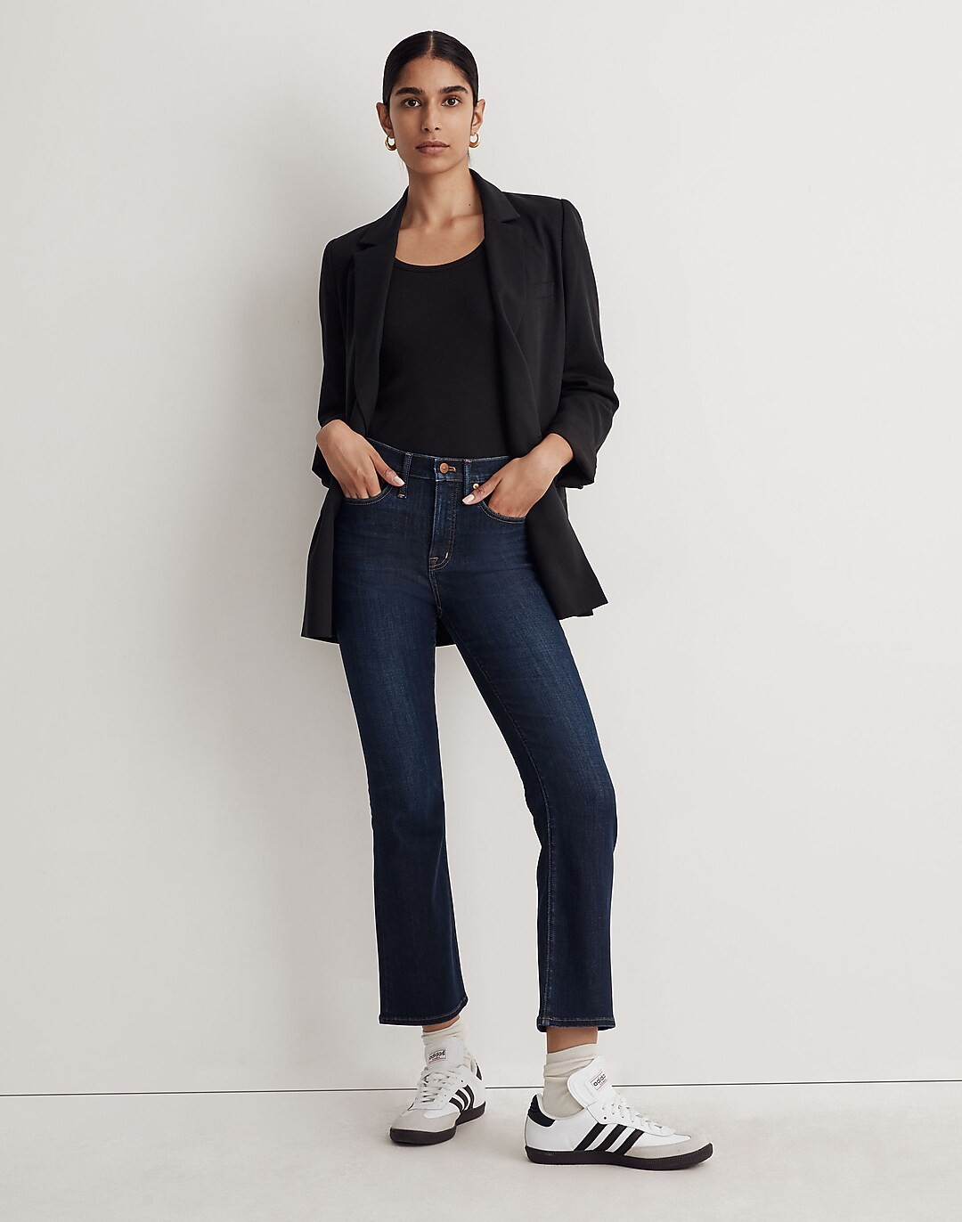 Cali Demi-Boot Jeans in Larkspur Wash: TENCEL&trade; Denim | Madewell