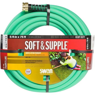 Swan Soft & Supple Premium Garden Hose 75 ft | Target